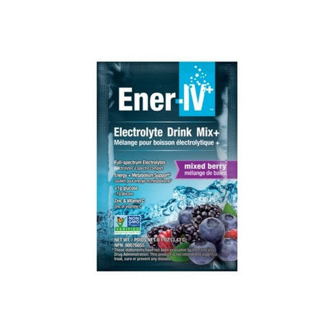 Ener-IV, Electrolyte Drink Mix Mixed Berry, 12 Count Ener-IV