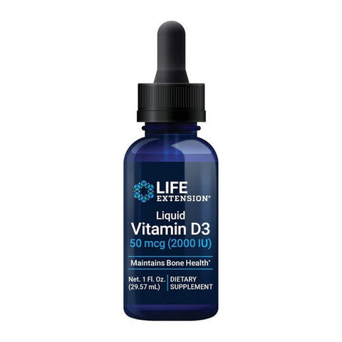 Life Extension, Liquid Vitamin D3, 50 mcg (2000 IU), 1 Oz Life Extension