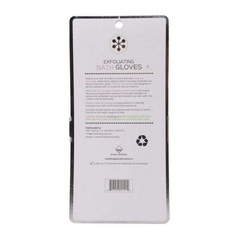 Cleanlogic, Exfoliating Bath Gloves, 1 Pair Cleanlogic