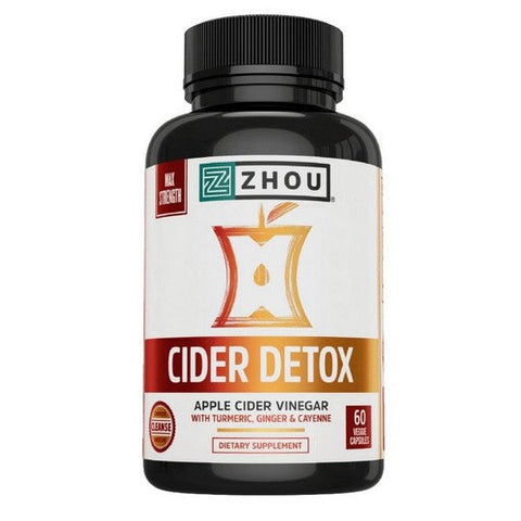 Zhou Nutrition, Cider Detox, 60 Veg Caps Zhou Nutrition
