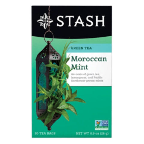 Stash Tea, Green Tea Moroccan Mint, 20 Count Stash Tea
