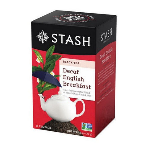 Stash Tea, Black Tea Decaf English Breakfast, 18 Bags Stash Tea
