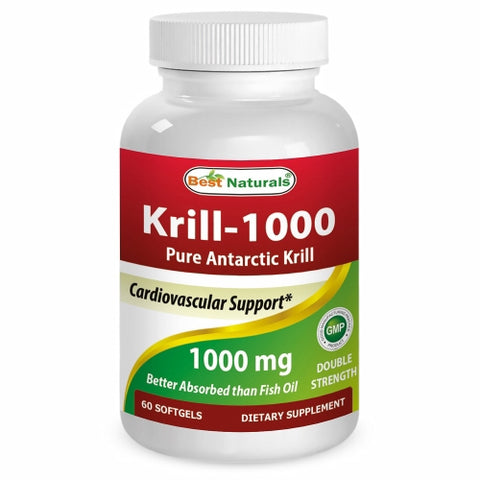 Krill Oil 60 Softgels by Best Naturals
