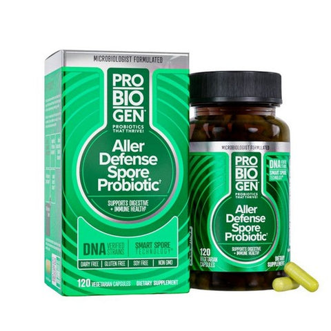 Probiogen, Aller Defense Spore Probiotic With Smart Spore Technology, 120 Veg Caps Probiogen