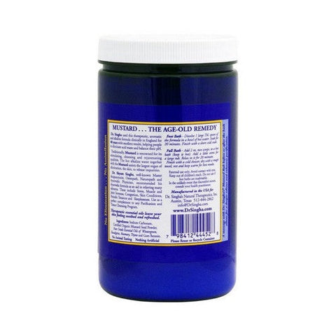 Dr. Singhas Mustard Bath, Mustard Bath Original Ayurvedic Bath Salts Formula, 28 Oz Dr. Singhas Mustard Bath