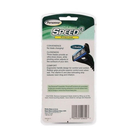 Personna, Razor Blades Triple Blade, 4 Count Personna