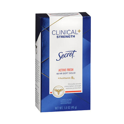 Secret, Secret Clinical Strength Smooth Solid Antiperspirant/Deodorant, 1.6 Oz Secret