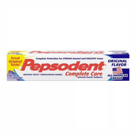 Pepsodent, Complete Care Anticavity Fluoride Toothpaste Original, 5.5 Oz Pepsodent