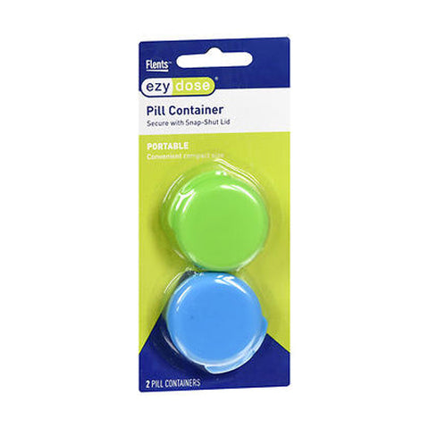 Ezy Dose, Pill Containers Snap Shut Lid, 2 Each Ezy Dose