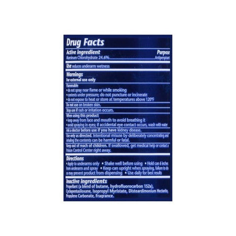 Arrid, Extra Extra Dry Antiperspirant Deodorant Ultra Clear Aerosol Ultra Fresh, 6 Oz