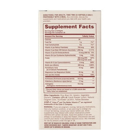 Sundown Naturals, Sundown Naturals Multi + Daily Immune Support Softgels, 60 Caps Sundown Naturals