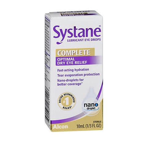 Systane, Complete Lubricant Eye Drops, 10 Ml
