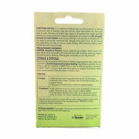 Natrapel, Insect Repellent Wipes, 12 Each Natrapel