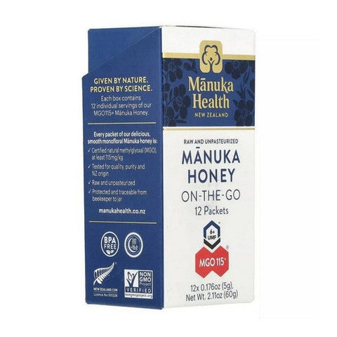 Manuka Health, Manuka Honey On-The Go MGO 115+, 2.11 Oz Manuka Health