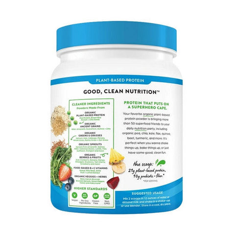 Orgain, Organic Protein Powder Plus 50 Superfoods Creamy Chocolate Fudge, 1.12 Lbs Orgain