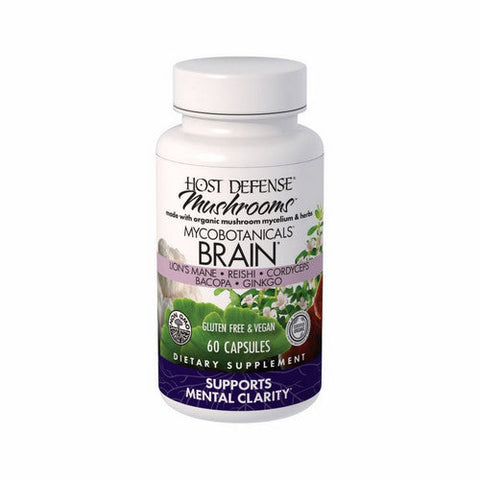 Host Defense, MycoBotanicals Brain Capsules, 60 Cap Host Defense