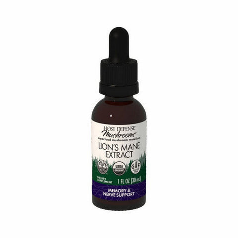 Host Defense, Lion's Mane Extract, 1 Oz Host Defense