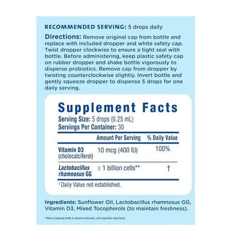 Mommys bliss, Probiotic Drops + Vitamin D Newborns, 0.34 Oz Mommys bliss