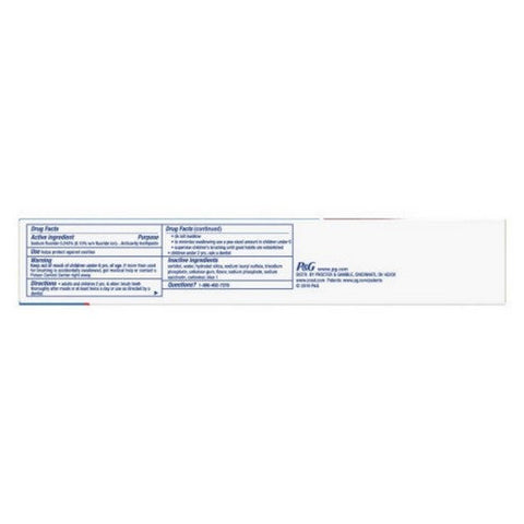 Crest, Cavity Protection Fluoride Anticavity Toothpaste Gel Cool Mint, Cool Mint 5.7 Oz Crest