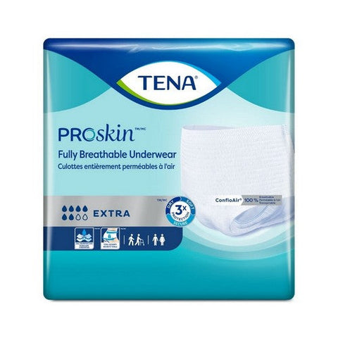 Tena, Unisex Adult Absorbent Underwear Pull On with Tear Away Seams X-Large 72425, Count of 12 Tena