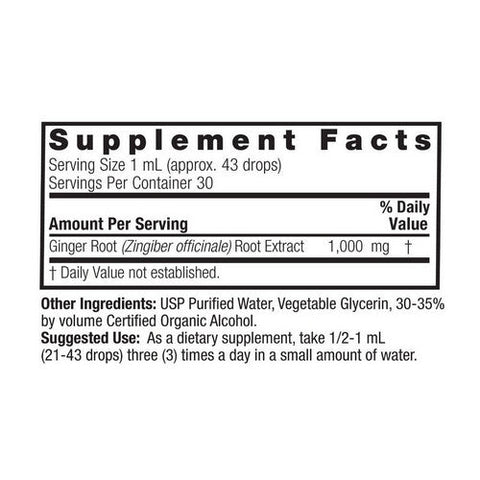 Nature's Answer, Ginger Root Low Alcohol, 1040 Mg, 1 Oz Nature's Answer