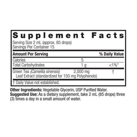 Nature's Answer, Green Tea Extract Alcohol-Free, 2000 Mg, 1 Oz Nature's Answer