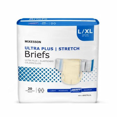 Unisex Adult Incontinence Brief Count of 1 by McKesson