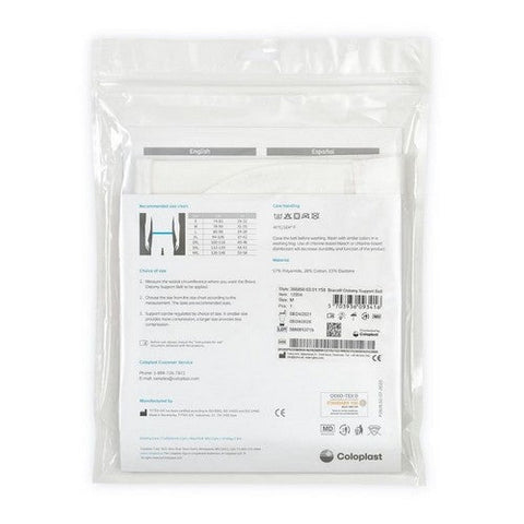 Coloplast, Ostomy Support Belt Brava  Medium, 34 to 39 Inch Waist, White, Box Of 1 Coloplast