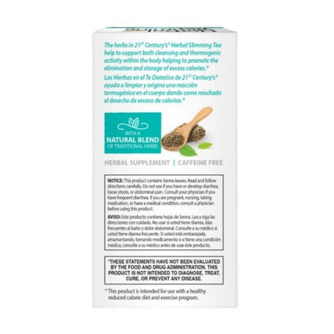21st Century, Herbal Slimming Tea, Natural 24 Bags 21st Century