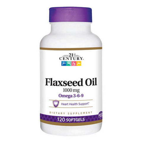 Flaxseed Oil 120 Softgels by 21st Century