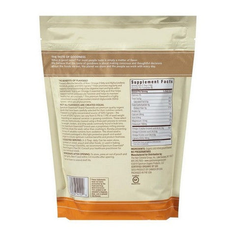 Spectrum Essentials, Organic Ground Premium Flaxseed, 24 Oz Spectrum Essentials