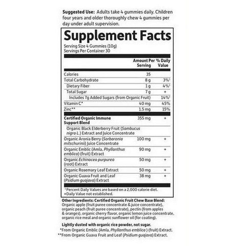 Garden of Life, Organics Elderberry, 120 Gummies Garden of Life