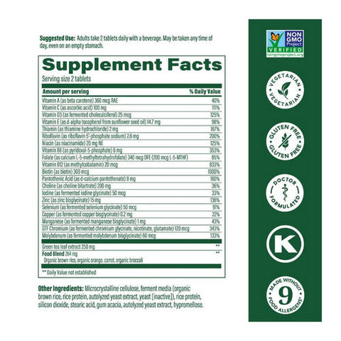 MegaFood, Women's 55+ Advanced Multivitamin, 60 Tabs MegaFood