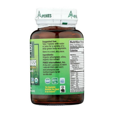 Pines Wheat Grass, Pines Wheat Grass, 500 MG, 100 Tabs Pines Wheat Grass