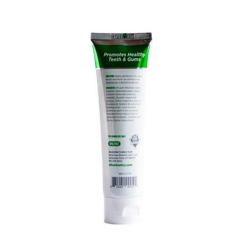 Silver Biotics (American Biotech Labs), Silver Biotics Toothpaste Wintermint, 4 Oz Silver Biotics (American Biotech Labs)