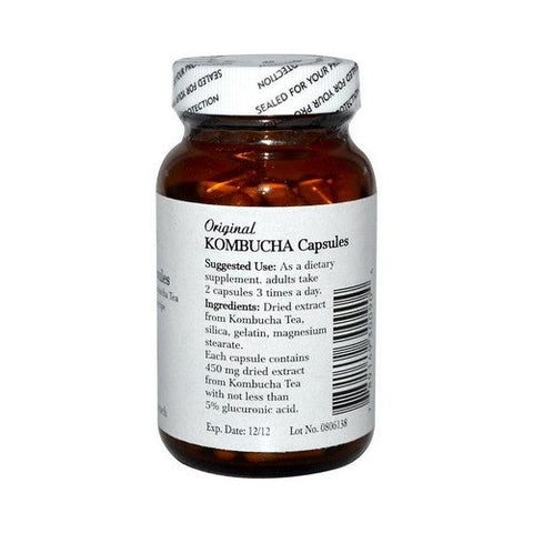 Pronatura, Kombucha Capsules, 555 Mg, 90 Caps Pronatura