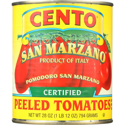 Tomato San Mrzno Pld Bsl Case of 12 X 28 Oz by Cento