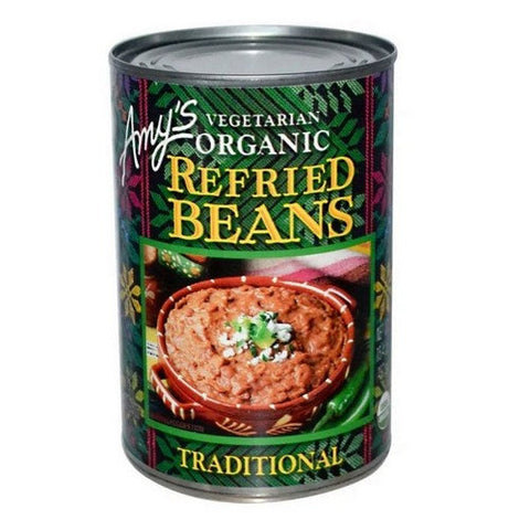 Amys, Organic Traditional Refried Beans, 15.4 Oz(Case Of 12) Amys