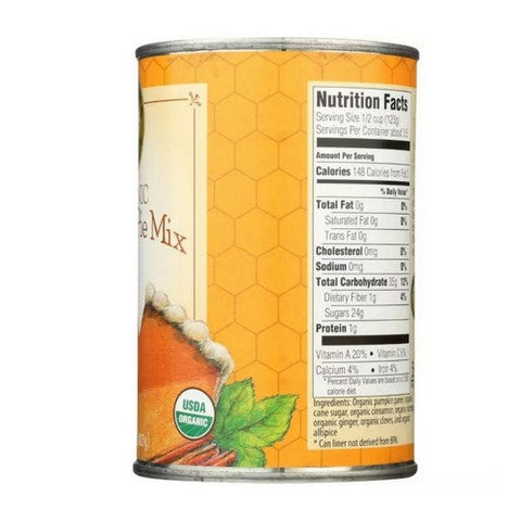 Farmers Market Foods, Organic Canned Pumpkin Pie Mix, 15 Oz(Case Of 12) Farmers Market Foods
