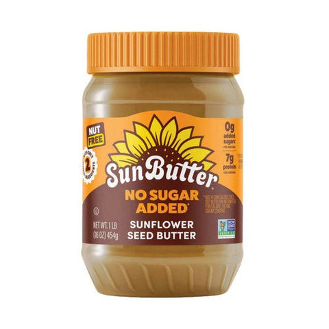 Sunbutter Natural, Natu Ral NoSugar Added Sunbutter, 16 Oz(Case Of 6) Sunbutter Natural