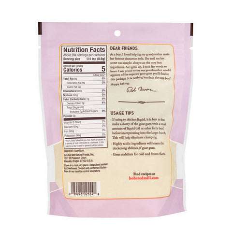 Bobs Red Mill, Gaur Gum, 8 Oz(Case Of 5) Bobs Red Mill