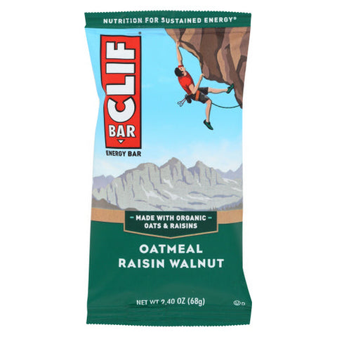 Clif Bar, Oatmeal Raisin Walnut Clif Bar, Case of 12 X 2.4 Oz Clif Bar