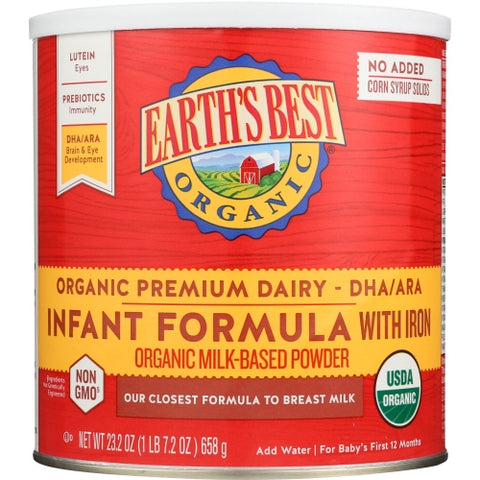 Baby Formula W Iron Org 21 Oz(Case Of 4) by Earth's Best