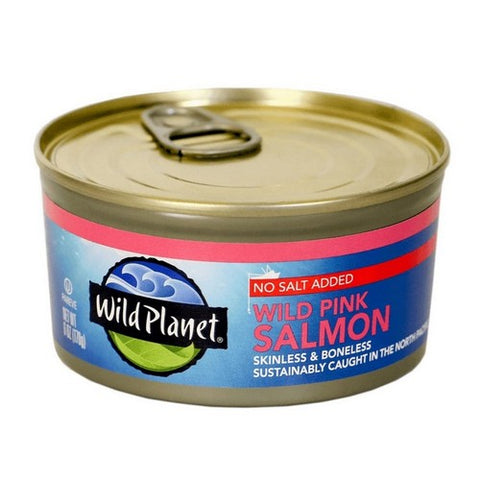 Wild Alaskan Pink Salmon 6 Oz(Case Of 12) by Wild Planet