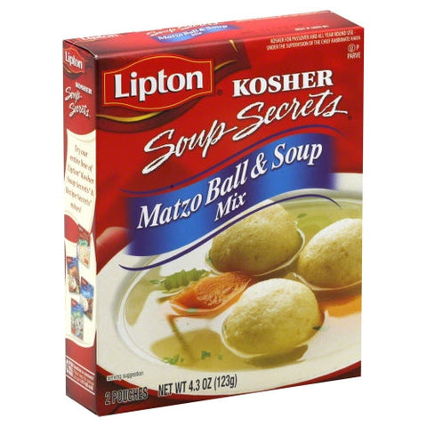 Lipton - Kosher, Mix Soup & Matzo Ball, 4.3 Oz(Case Of 12) Lipton - Kosher