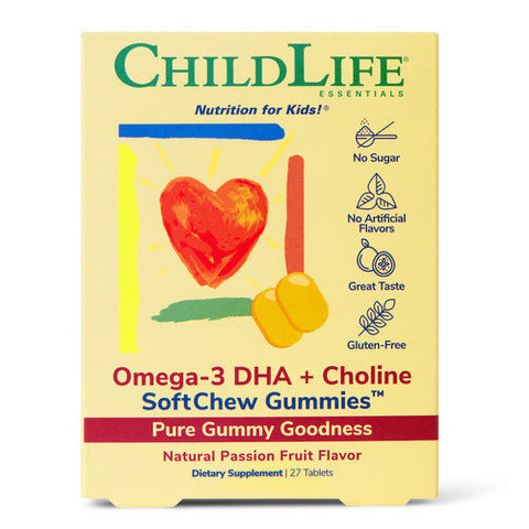 Child Life Essentials, Omega 3 DHA Softmelts, 27 Tabs Child Life Essentials