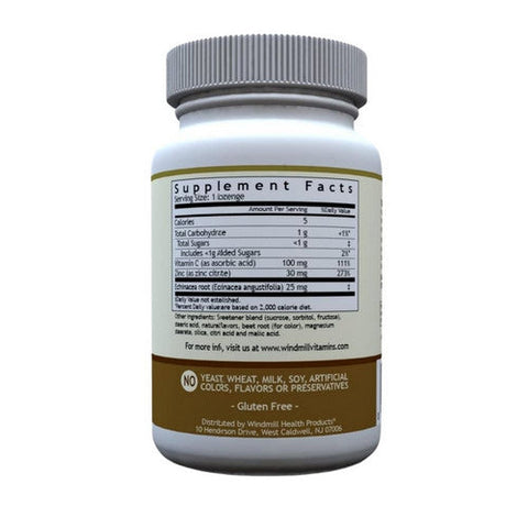 Windmill Health, Zinc With Vitamin C, 60 Lozenges Windmill Health