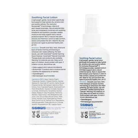 Ceramedx, Soothing Facial Lotion Fragrance Free, 4 Oz Ceramedx