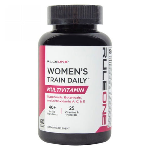 Rule 1, R1 Women's Train Daily Multivitamin, 60 Caps Rule 1