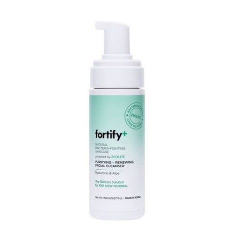 Fortify, Natural Germ Fighting Skincare Purifying And Renewing Facial Cleanser Unscented, 150 ML Fortify